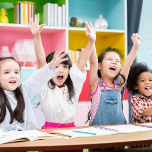 children in classroom