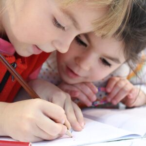 children learning