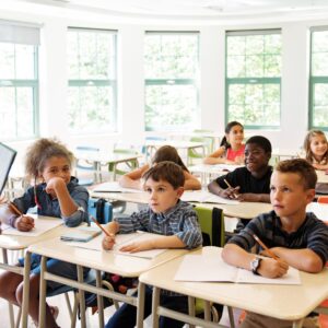 students in a classroom