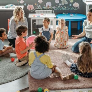 Kids in preschool